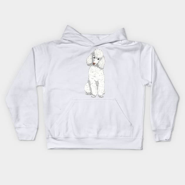 Toy poodle W Kids Hoodie by doggyshop